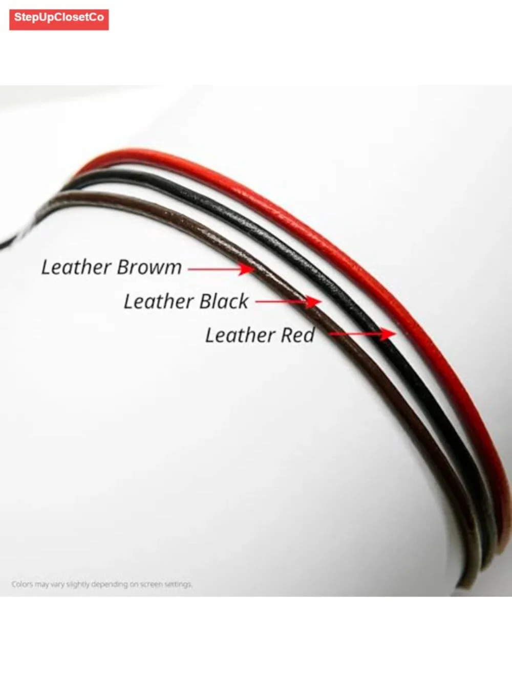 Leather Eyeglasses Strap & Eyewear Chain with Dual Connectors, Adjustable